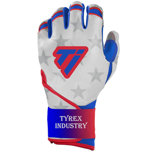 Custom OEM Baseball Batting Gloves Anti Slip Leather Grip Professional Batting Gloves for Men Youth Wholesale - Product Image 2