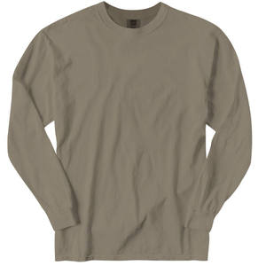 <b>Men</b> Long Sleeve Knit T <b>Shirt</b> Crew Neck Jersey Cotton Tee Breathable Regular Fit Casual Wear - Product Image 1