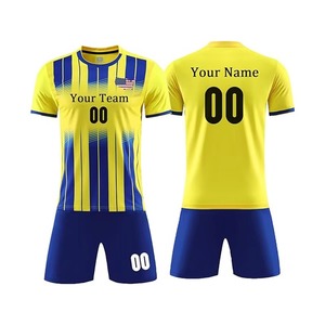 Men's Quick Dry Soccer Jersey 100% Polyester Breathable Mesh Fabric Sublimated Print Custom Team Name <b>Adjustable</b> <b>Strap</b> - Product Image 6