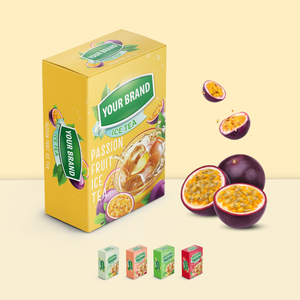 Polvo de Té Helado Sabor Frutal, Polvo de Té Verde, 12/18 Sobres por Caja, Té Cálido, Polvo de Coco, Sabor Coco - Product Image 2