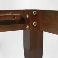 Cadre de lit plateforme minimaliste en bois d'acacia massif, mobilier de chambre à coucher, lit en bois taille Queen, fabricant de meubles au Vietnam