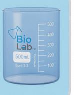 Bécher gradué en verre BIOLAB, tasse de mesure de laboratoire, récipient de laboratoire chimique - Product Image 3