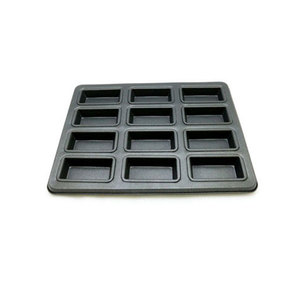 PTFE Non-Stick 12 Cup Financier Pan 33.5x26cm PFOA Free Double Coated High Heat Resistance <b>Baking</b> Dish - Product Image 1