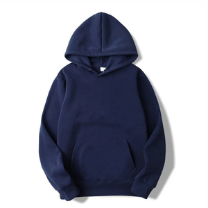 เสื้อฮู้ดดี้ผ้าฝ้ายฟลีซคุณภาพพรีเมียมสีเทาชาร์โคลแบบสวมหัวทรงปกติสำหรับผู้ชาย - Product Image 4