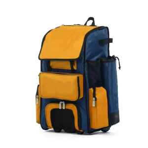 Sac à dos de baseball professionnel avec deux compartiments pour bâtons, poche ventilée pour chaussures et option de personnalisation pour les commandes d'équipe - Product Image 2