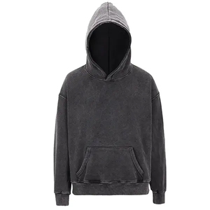 Sweats à capuche streetwear effet délavé, conçus pour les collections de vêtements haut de gamme et les marchés de la mode mondiaux - Product Image 6