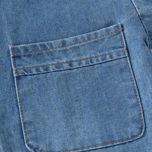 Trendy Boy Kids Denim Jacket Smart Fit Casual Street Style Fashion Wear Knitwear bulk manufacturer High-volume garment factory - Product Image 3