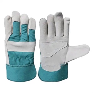 Gants de travail en cuir de vachette de haute qualité pour hommes, résistants, solution de sécurité industrielle, protection des mains, sécurité CE - Product Image 2