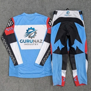 ชุดแข่งรถมอเตอร์ไซค์ GURUNA Z INDUSTRY แขนยาว สีแดงดำ พิมพ์ลายแบบ Sublimation แห้งเร็ว สำหรับผู้ชาย ใช้ได้ทุกฤดู อุปกรณ์มอเตอร์ครอส - Product Image 2