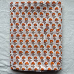 Pure Cotton <b>Fabric</b> Hand Block Printed with Natural Vegetable Dye Lightweight Soft for Womens Dresses Covers by Yard - Product Image 3