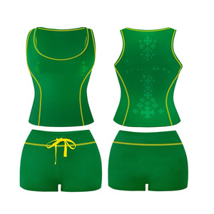 Ensemble short et t-shirt premium 230 GSM en poly-spandex, respirant, extensible, blanc et bleu, avec logo personnalisé imprimé en sérigraphie. - Product Image 3