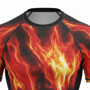 Custom rash guard <b>shirt</b> for men women MMA BJJ jiu jitsu no gi training sublimated compression top durable wholesale swimwear - Product Image 4