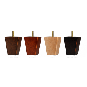 Solid Hardwood Couch Legs Modern Tapered <b>Sofa</b> Feet Replacement for Upholstered Furniture and Ottoman <b>Support</b> - Product Image 1
