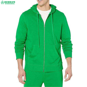 Sudaderas con Cremallera para Hombre de la Mejor Calidad, 100% Algodón, Felpa Francesa, Corte Regular, Lisas, con Cremallera - Product Image 5