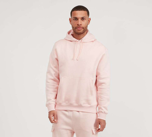 Conjunto Deportivo Unisex de Color Sólido con Capucha, Sudadera Casual de Manga Larga, Bolsillos Laterales, Corte Regular, Algodón Ligero 2 en 1 - Product Image 4