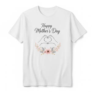 T-shirt pour la fête des mères avec une belle citation imprimée, tissu en coton doux et coupe décontractée confortable - Product Image 1