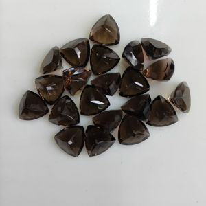 Cuarzo Ahumado Natural de 13MM con Corte Trillón, Gema Suelta de la Mejor Calidad para la Fabricación de Joyas - Product Image 1