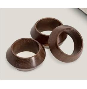 Centre de table moderne pour la maison, porte-serviettes en aluminium brillant, accessoires de table, anneau à serviettes - Product Image 4