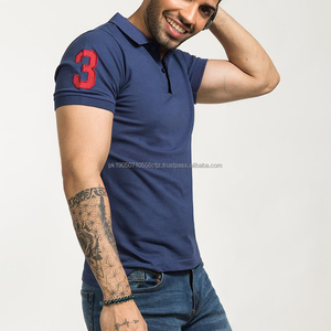 Nuevo diseño impreso sólido Polo de alta calidad de moda Pakistán hizo hombres Polo camiseta logotipo personalizado Polo camisa - Product Image 1