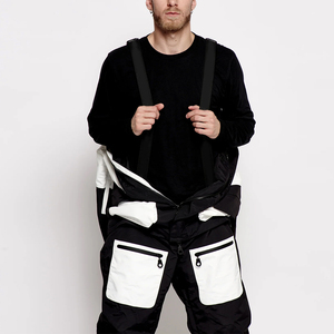 Ensemble veste et pantalon de ski pour homme TBF-058, imperméable 10 000 mm, coupe-vent, respirant, à capuche, isolé, combinaison de neige pour les sports d'hiver - Product Image 5