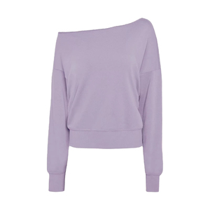 Women's <b>Off</b>-<b>Shoulder</b> Hoodies Long Sleeve Sweatshirts Custom Logo Eco-Friendly 100% Cotton Streetwear Breathable Anti-Wrinkle - Product Image 5