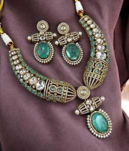 Elegant Gold Plated <b>Statement</b> <b>Necklace</b> with Pink Crystal and Imitation Pearl Beads for Women Wedding Jewelry - Product Image 4