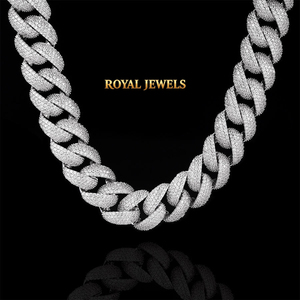 925 Sterling <b>Silver</b> Moissanite Cuban Link Chain <b>Necklace</b> Iced Out Hip Hop Jewelry <b>for</b> <b>Men</b> Women Gift Party Wear - Product Image 2