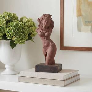 Escultura de Templo Salabhanjika de Resina con Acabado Antiguo, Réplica de Arte Herencia India del Siglo X, Figura de Ninfa del Árbol, Decoración para el Hogar - Product Image 2