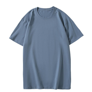 T-shirt Homme Oversize à Épaules Tombantes, Manches Courtes Personnalisables, Col Rond, 100% Coton, Logo Imprimé, Design Vierge, Tissu Tissé – Idéal pour l'Été - Product Image 6