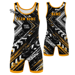 Vente en gros de maillots de lutte personnalisés pour hommes, tous en sublimation, design classique, uniforme de lutte pour hommes, vêtements de combat - Product Image 1