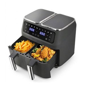 Freidora de Aire Eléctrica Compacta Sudex Mini, Pantalla LCD, Fácil de Limpiar, Multifunción, Doble Cesta, Cocina Saludable para el Hogar - Product Image 3