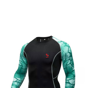 Camiseta Deportiva de Manga Larga Solid Trader de Diseño Avanzado, Elástica en Cuatro Direcciones, Transpirable, Protectora, Ropa Deportiva Activa, Rash Guard - Product Image 4
