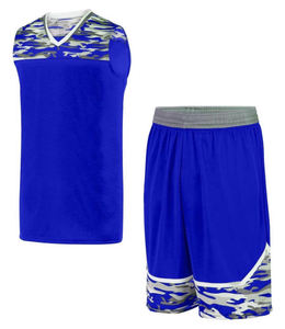Uniforme de basket-ball réversible personnalisé, qualité supérieure, sublimation intégrale, vêtements d'équipe, maillot et short pour hommes - Product Image 6