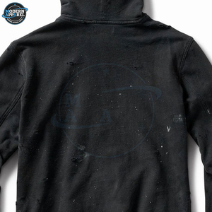 Hoodies Distressed en Coton Mélangé Respirant de Qualité Supérieure – Nouvelle Collection Homme Style Unique – Vente Flash - Product Image 6
