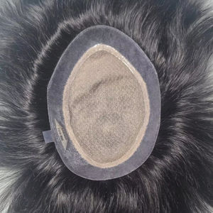 Perruque en cheveux humains indiens Remy naturels Taz Miraje, ondulations naturelles, ondulations aquatiques, prothèse capillaire, patchs Taz Hair BD - Product Image 1