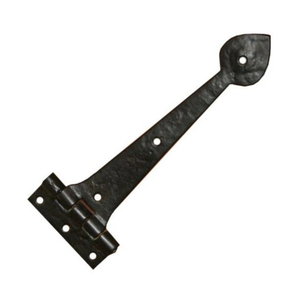 Factory Direct Cast <b>Iron</b> Door Hinge Decorative Black T Strap Gate Hinge for Wooden Fence And Rustic Barn Door Hardware On Sale - Product Image 3