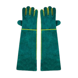 Gants de sécurité robustes pour la construction, en cuir de vachette renforcé, résistants à l'abrasion et à la chaleur, pour le soudage - Product Image 5