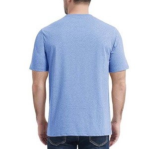Fabricant et fournisseur en gros de t-shirts en coton à poche, à prix abordable, proposant des t-shirts personnalisés en gros pour hommes avec étiquetage privé - Product Image 2