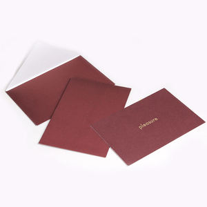 High Quality Custom Printed Kraft <b>Paper</b> Thank You Cards Gold Foil Stamping logo Gift Greeting Cards with Envelope - Product Image 6