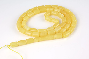 Cuentas de Resina Natural, Tasbih Musulmán Ecológico de 33 Cuentas, 6*7mm - Product Image 4