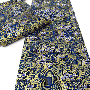 Tela de algodón con estampado de cera Africana Premium de Freetown, Material lujoso para vestidos elegantes, ropa tradicional y decoración del hogar - Product Image 1