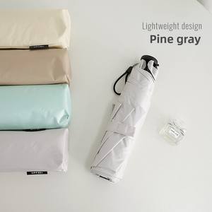 Parasol japonais ultra-léger à commande manuelle, compact, portable, protection UV, pour femmes, design moderne, pare-soleil en vinyle - Product Image 6