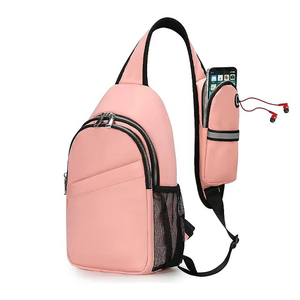 Mochila de viaje unisex personalizada, impermeable, convertible, bandolera, mochila cruzada para el pecho, mochila de día, bandolera para hombre. - Product Image 5