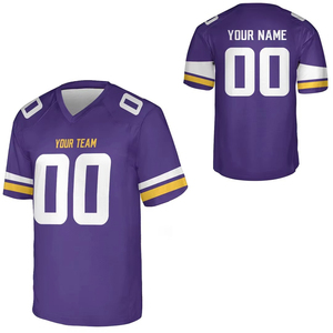 Camiseta de fútbol americano de color sólido, recién llegada, tela transpirable, precio competitivo, cómoda. - Product Image 6