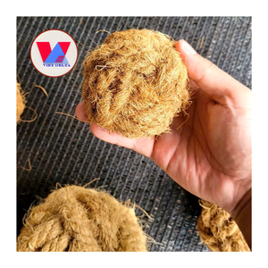 Bola de Fibra de Coco Dental para Perros - Limpieza Dental, Eliminación de Placa, Masaje de Encías; Masticable Resistente de Fibra Natural para Cachorros y Adultos - Product Image 1