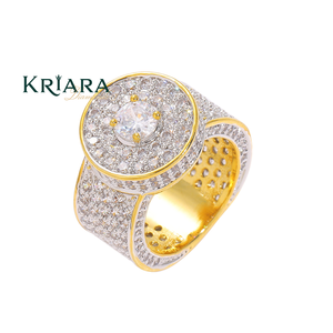 Bague de fiançailles de luxe pour femme en argent 925 plaqué or blanc, diamant de laboratoire taille brillant rond couleur D - Product Image 4