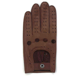 Gants de travail en cuir de mouton avec sangle, confortables et résistants à l'abrasion, pour la conduite et le travail - Product Image 1