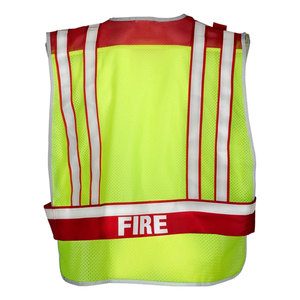 Gilet de sécurité haute visibilité personnalisé avec logo, pour ouvriers du bâtiment, réfléchissant, en maille, pour la sécurité routière - Product Image 5