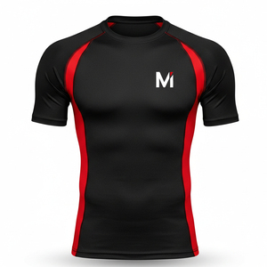 High End Sublimated Compression Shirt Professional Training Wear Custom Sublimated Graphics Athletic Fitness Top - Product Image 1