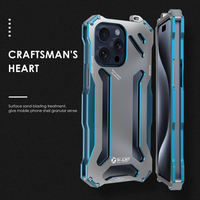 Casing HP Anti-Shock dengan Ring Holder Magnetik dari Aluminium Alloy, Desain Unik, Disipasi Panas Kuat, untuk 16 Pro